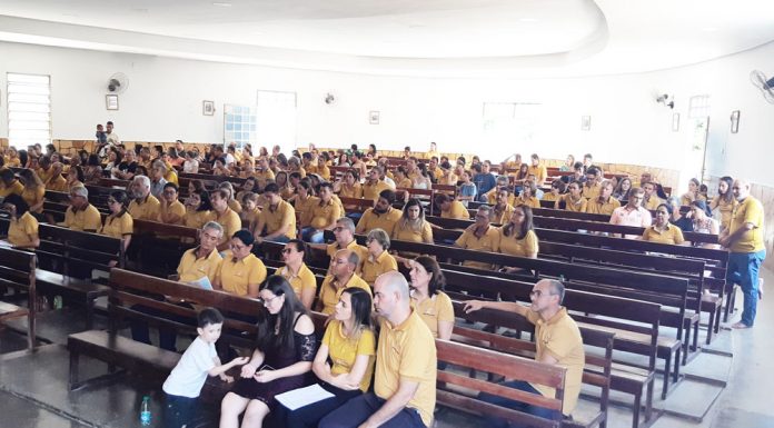 Equipes de Nossa Senhora do Setor Uruaçu encerram o ano com missa, confraternização e posse dos novos casais responsáveis