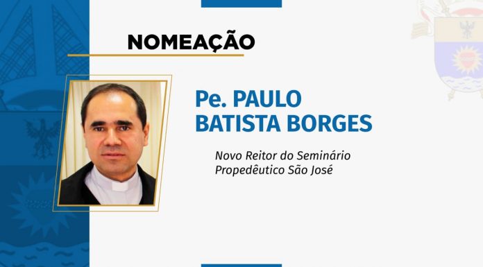 Nomeado reitor do Seminário Propedêutico São José