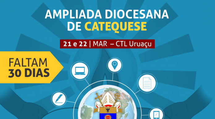Ampliada Diocesana de Catequese acontecerá nos dias 21 e 22 de março