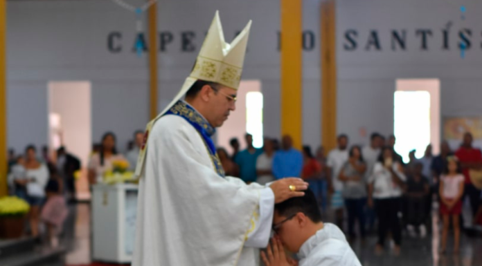 Bruno Silas é ordenado diácono na Romaria de Nossa Senhora d’Abadia de Muquém