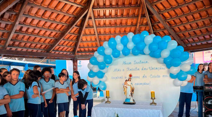 Visita de Imagem Peregrina Mãe e Rainha das Vocações à Paróquia Nossa Senhora da Abadia, em Goianésia